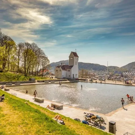 Dinbnb Private Terrace L 700 M To Bryggen L Modern Bergen