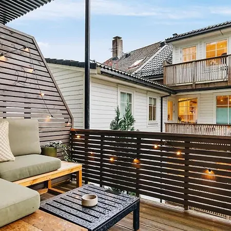Apartament Dinbnb Private Terrace L 700 M To Bryggen L Modern Bergen