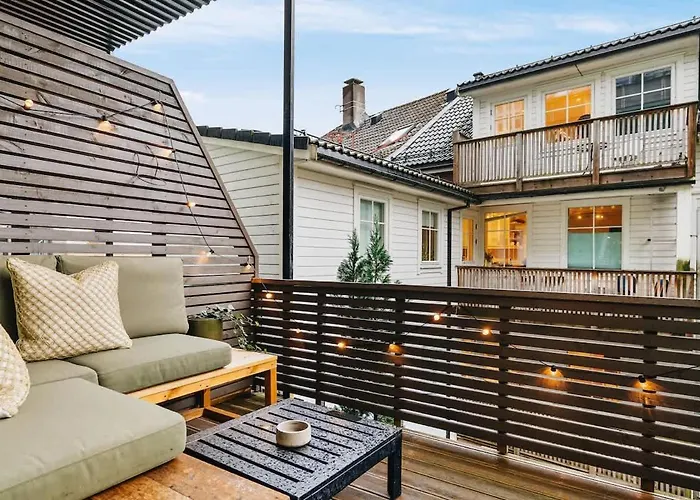 Apartment Dinbnb Private Terrace L 700 M To Bryggen L Modern Bergen